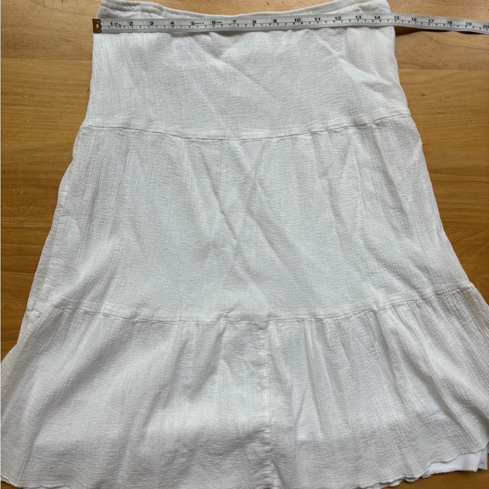 Casual White Women's Skirt